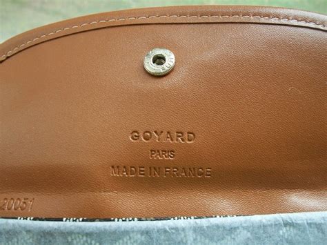 goyard keychain fake|authentic goyard bags serial number.